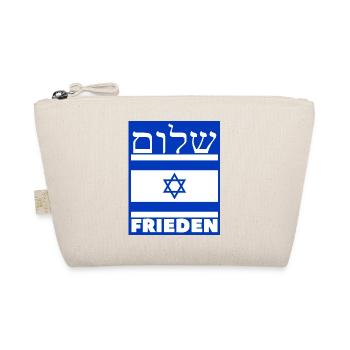 Shalom Israel - Frieden Israel - Bio-Täschchen - Natur - Vorne