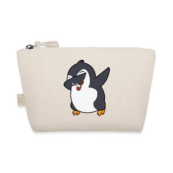dab dabbing pinguin pfeifenraucher einhorn zubehör - Bio-Täschchen - Natur - Vorne