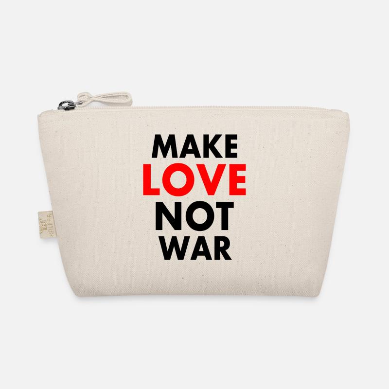 Make love not war Bio-Täschchen