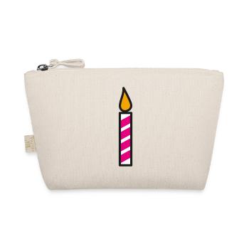 Bougie Idée cadeau d’anniversaire - Trousse biologique - nature - Devant