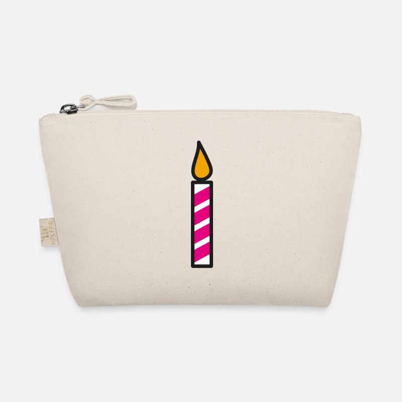 Kerze Geburtstag Geschenkidee Bio-Täschchen