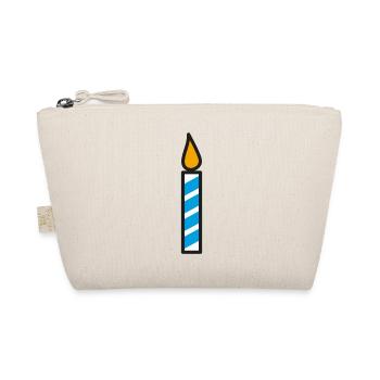 Bougie Cadeau d’anniversaire - Trousse biologique - nature - Devant