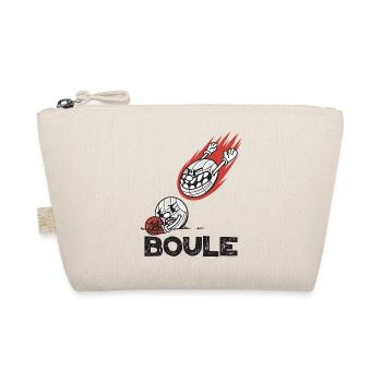 Flying boules ball for boules players Bouler - Organic Pouch - nature - Front