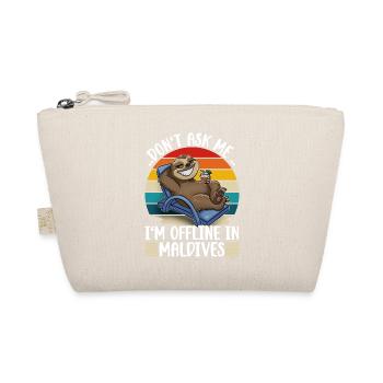 Maldives Holiday Trip Sloth - Organic Pouch - nature - Front