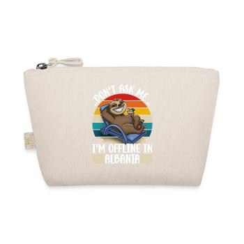 Albania Holiday Trip Sloth - Organic Pouch - nature - Front
