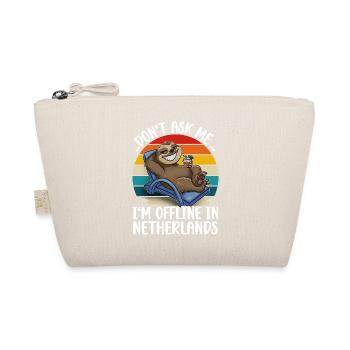 Netherlands Holiday Trip Sloth - Organic Pouch - nature - Front