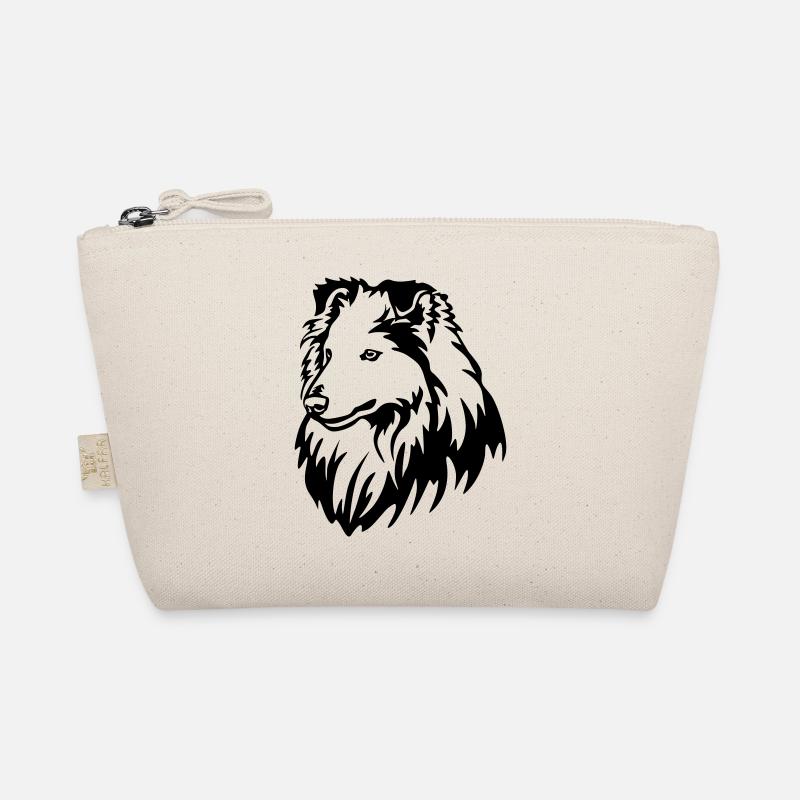 Sheltie Kopf Bio-Täschchen