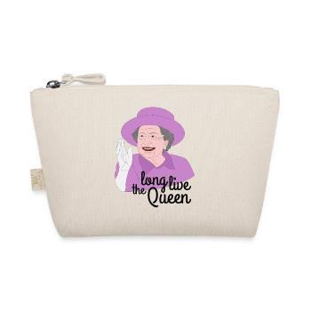 Long live Queen Elizabeth II - Organic Pouch - nature - Front