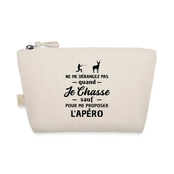 Chasse et Apéro / cadeau humour chasseur - Trousse biologique - nature - Devant