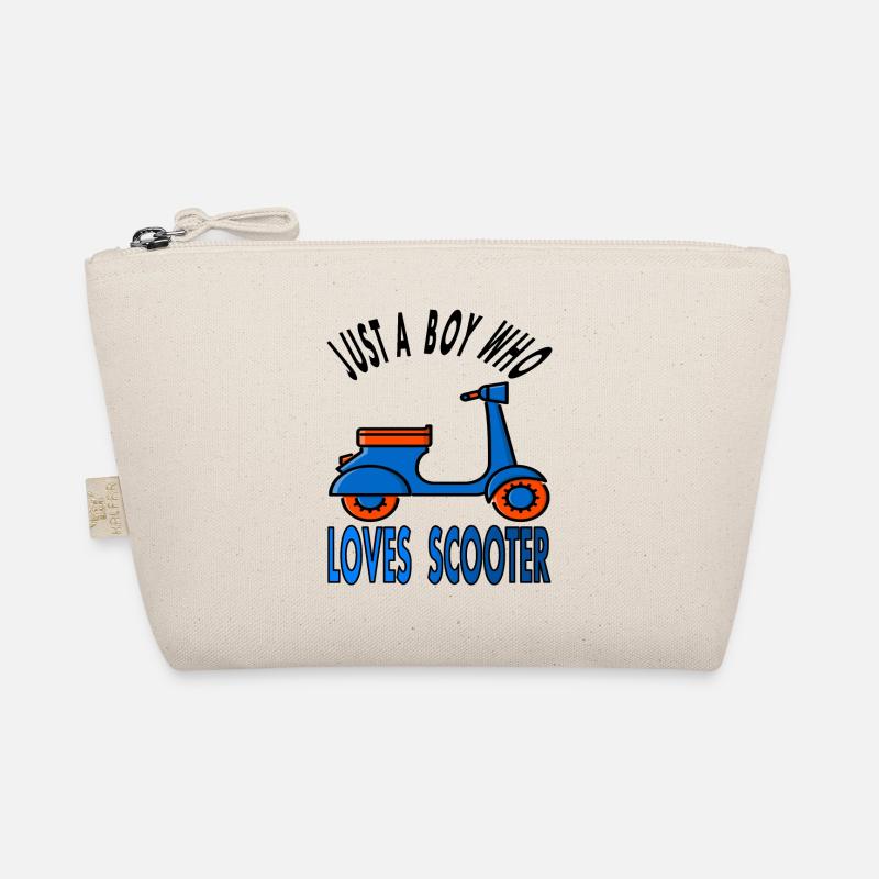 Rollerfahrer Rollerfahren Roller Scooter Geschenk Bio-Täschchen