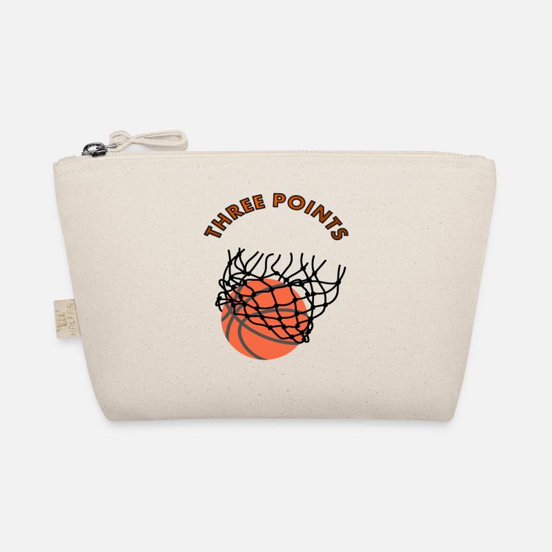 Basketball players play three points Organic Pouch
