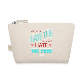 happy funny quote analyst funny joke humor coding - Organic Pouch - nature - Front