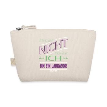 hundefreund hunderasse cool bluthund welpe bday - Bio-Täschchen - Natur - Vorne