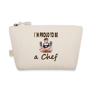 Ich bin stolzer Chefkoch Kochmütze Köchin Geschenk - Bio-Täschchen - Natur - Vorne