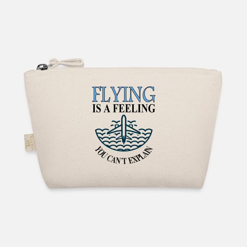 Flying is beautiful pilot pilot gift Organic Pouch
