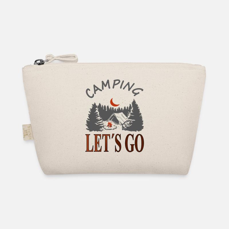 Camper Campingplatz wandern Wanderung Geschenkidee Bio-Täschchen