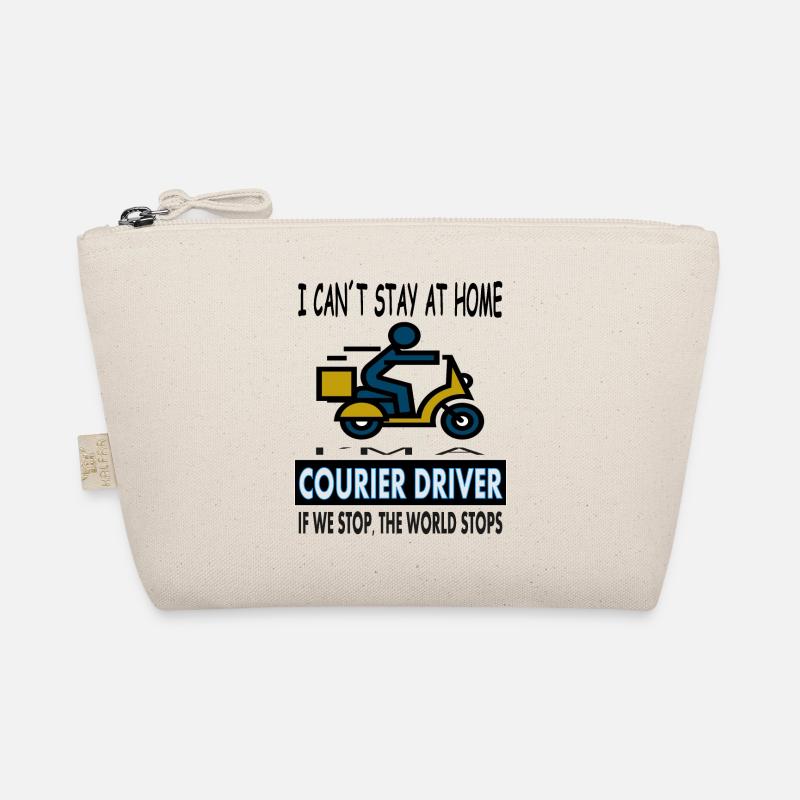 Courier driver saying cool sayings courier gift Organic Pouch