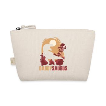 Daddysaurus Sunset Silhouette - Organic Pouch - nature - Front