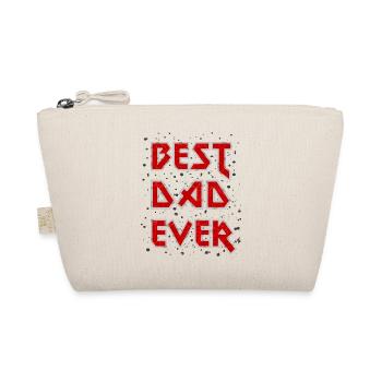 Meilleur papa Jamais metal rock cool disant père rouge - Trousse biologique - nature - Devant