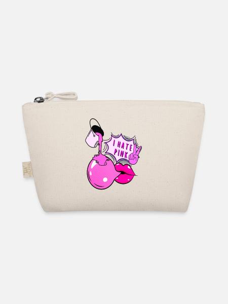 Pop art in pink colours - Organic Pouch - nature - Front