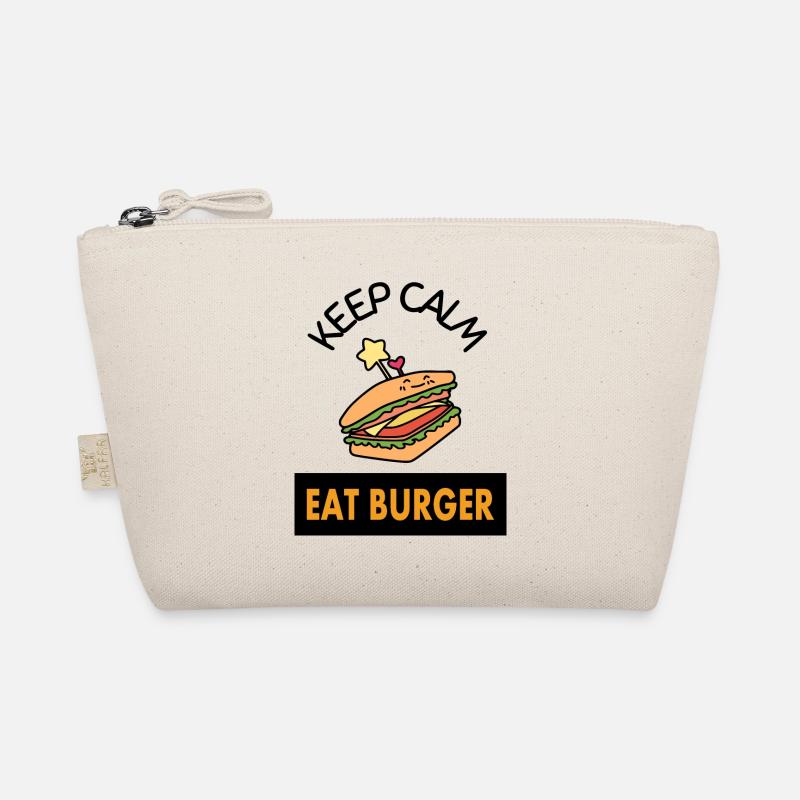 Les hamburgers de restauration rapide mangent une idée cadeau de hamburger Trousse biologique
