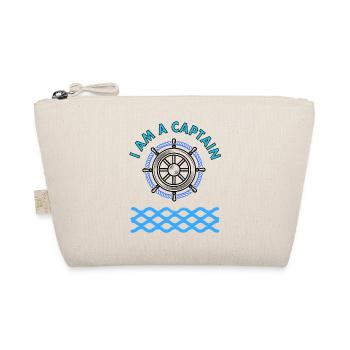 Je suis Captain Boat Captain Anchor Idée cadeau - Trousse biologique - nature - Devant