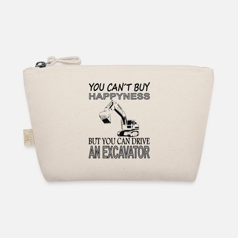 Baggerfahrer Spruch Baggerfahren Baustelle gift Bio-Täschchen