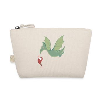 ZAZdesign® Dino Flugsaurier Pteranodon - Bio-Täschchen - Natur - Vorne