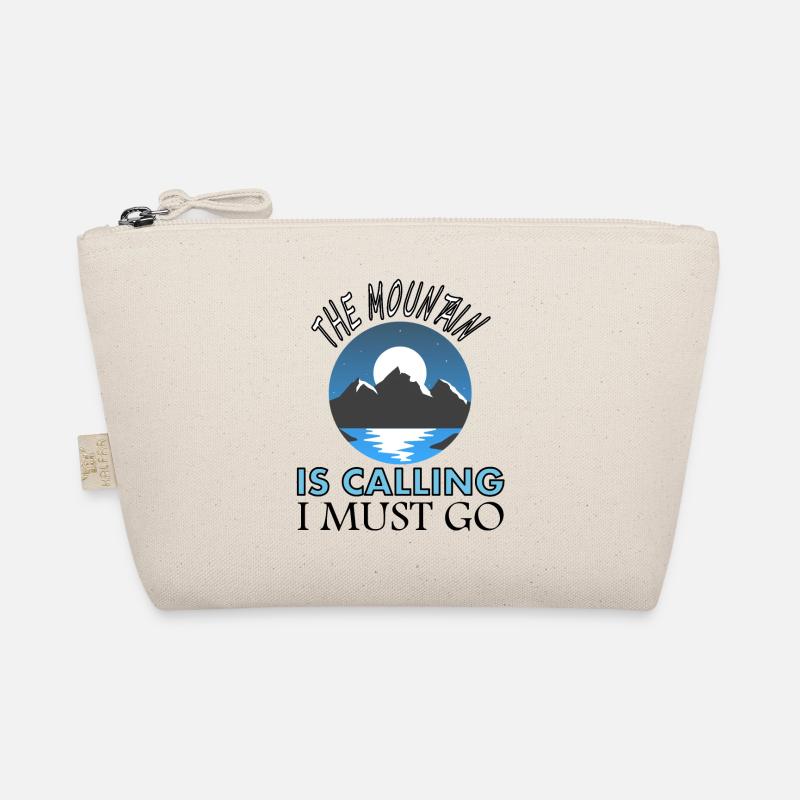 Bergsteiger wandern Wandeung Kletterer Geschenk - Bio-Täschchen - Natur
