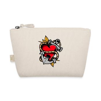 Tattoo tattoo I am tattooed gift idea - Organic Pouch - nature - Front