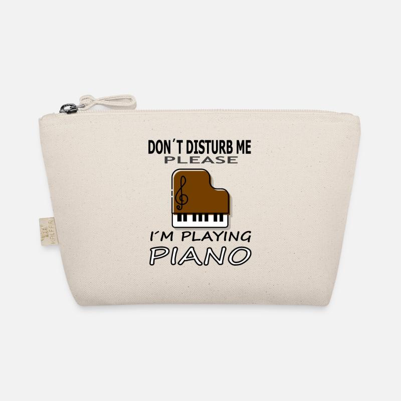 Playing Piano Musical Instrument Piano Gift Idea Organic Pouch