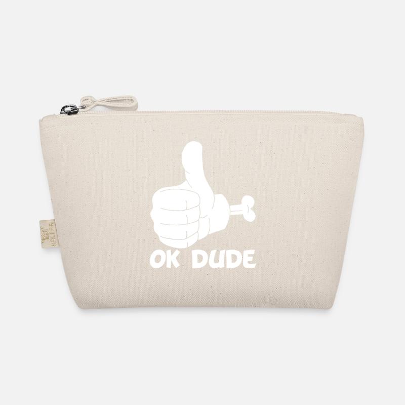 Ok man! (white) Organic Pouch