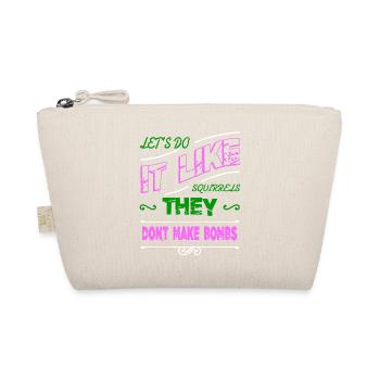 1960s quote hippie fun hippy awesome family - Organic Pouch - nature - Front