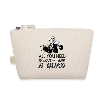 Quad Ride Quad Riders Saying Quad Sayings Gift - Organic Pouch - nature - Front