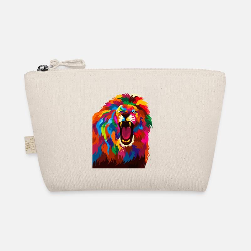Rainbow Lion - Organic Pouch - nature