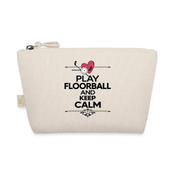 floorball unihockey - Bio-Täschchen - Natur - Vorne