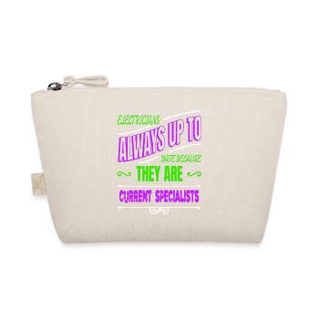 birthday present idea retired socket statement - Bio-Täschchen - Natur - Vorne