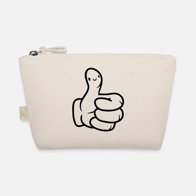 Süßes Gesicht Hand Daumen Bio-Täschchen