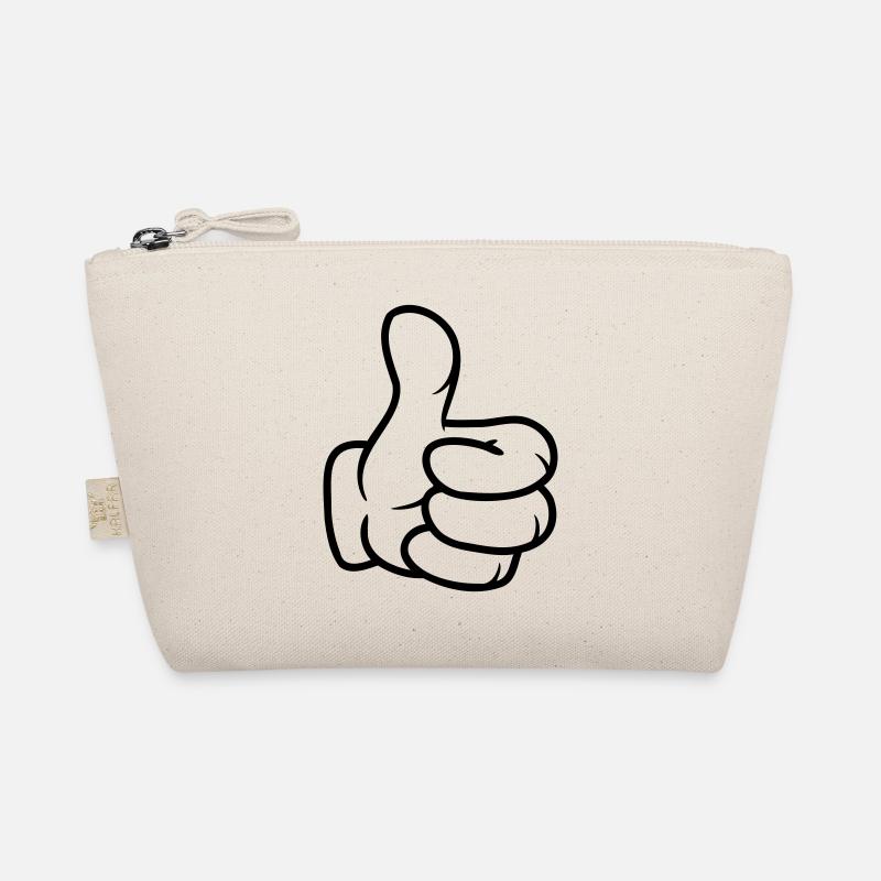 Thumbs up Comic Hand Organic Pouch