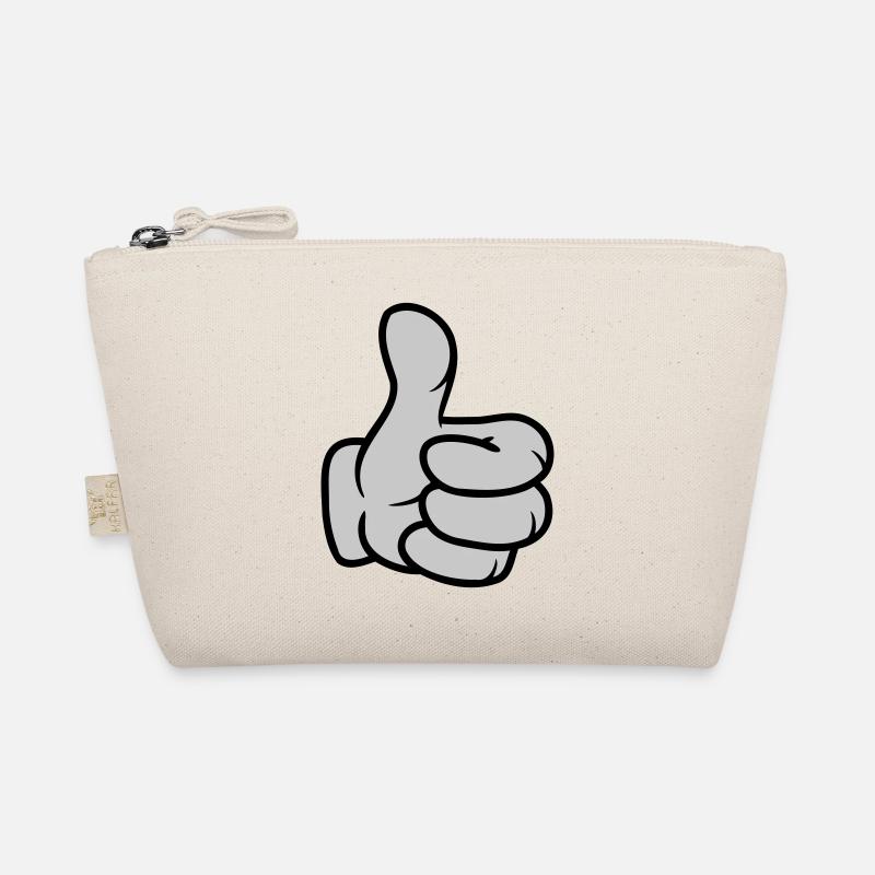 Comic Hand Thumbs Up Organic Pouch