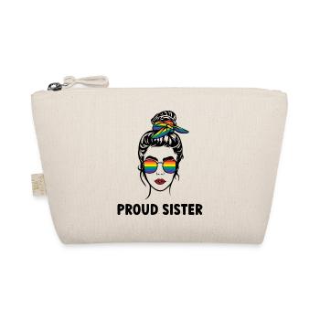 LGBT Proud Sister - Organic Pouch - nature - Front