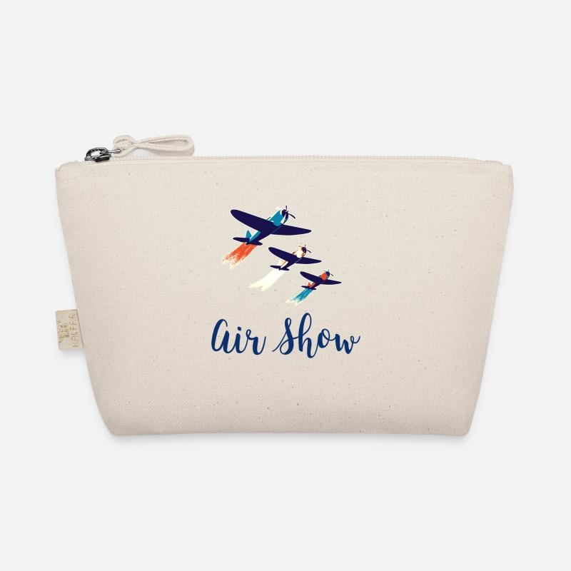 Flugshow Pilot Flugzeug Flugplatz Geschenk Bio-Täschchen