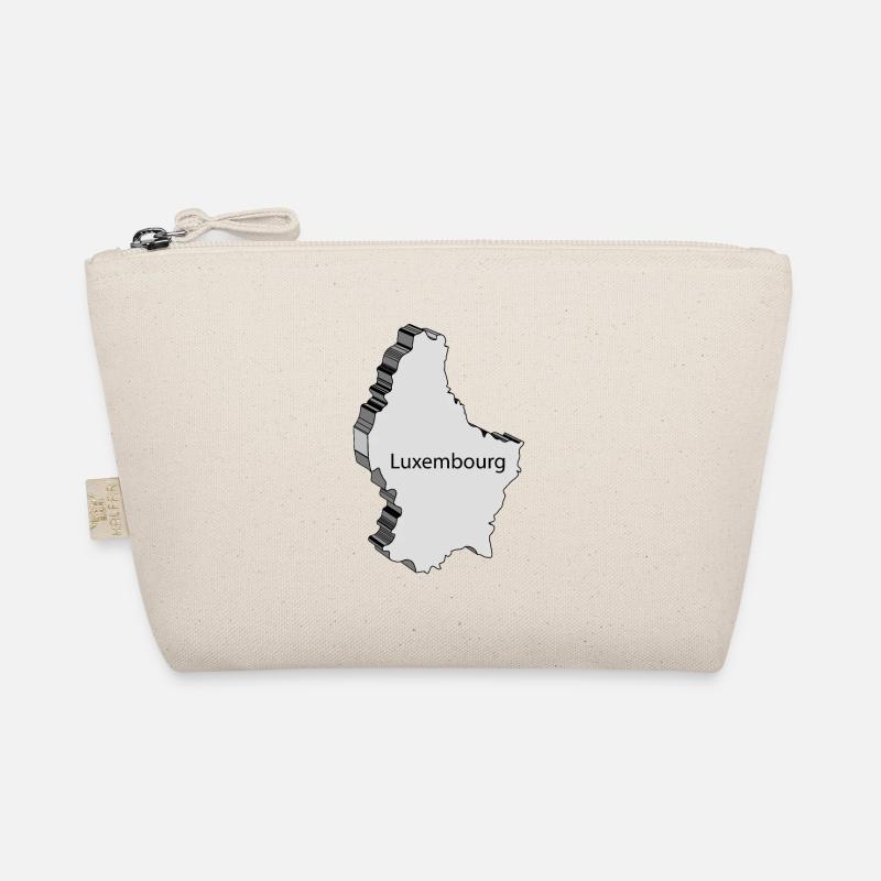 Luxembourg 3D Map Organic Pouch