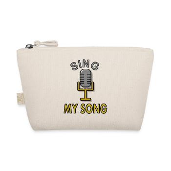 Chanteur chanter ma chanson chanteur musique idée cadeau - Trousse biologique - nature - Devant