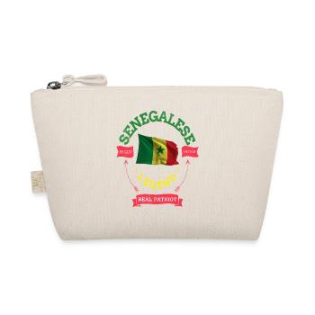 Je suis du Sénégal Dakar vert jaune rouge cadeau - Trousse biologique - nature - Devant