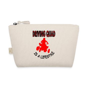quad ride quad rider stunt gift - Organic Pouch - nature - Front