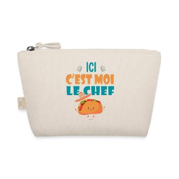 ici c est moi le chef cadeau tacos taco mexique - Trousse biologique - nature - Devant
