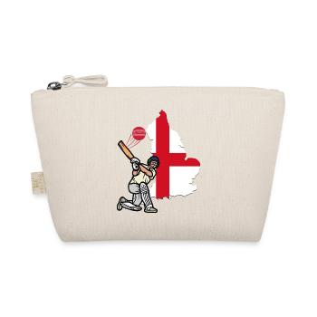 Cricket Match - England cricket - Engalnd flag - Organic Pouch - nature - Front