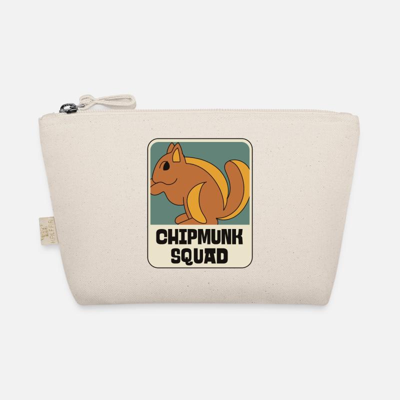 Squad Chipmunk Mignon Forêt Animal Nature Trousse biologique