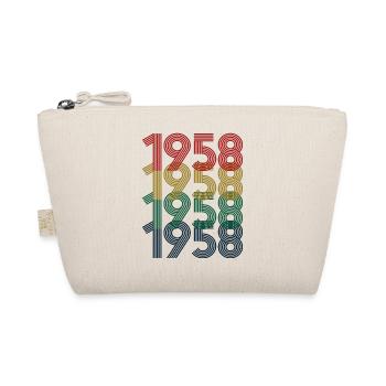 Cool Retro 1958, 64 ans, cadeau de 64e anniversaire - Trousse biologique - nature - Devant